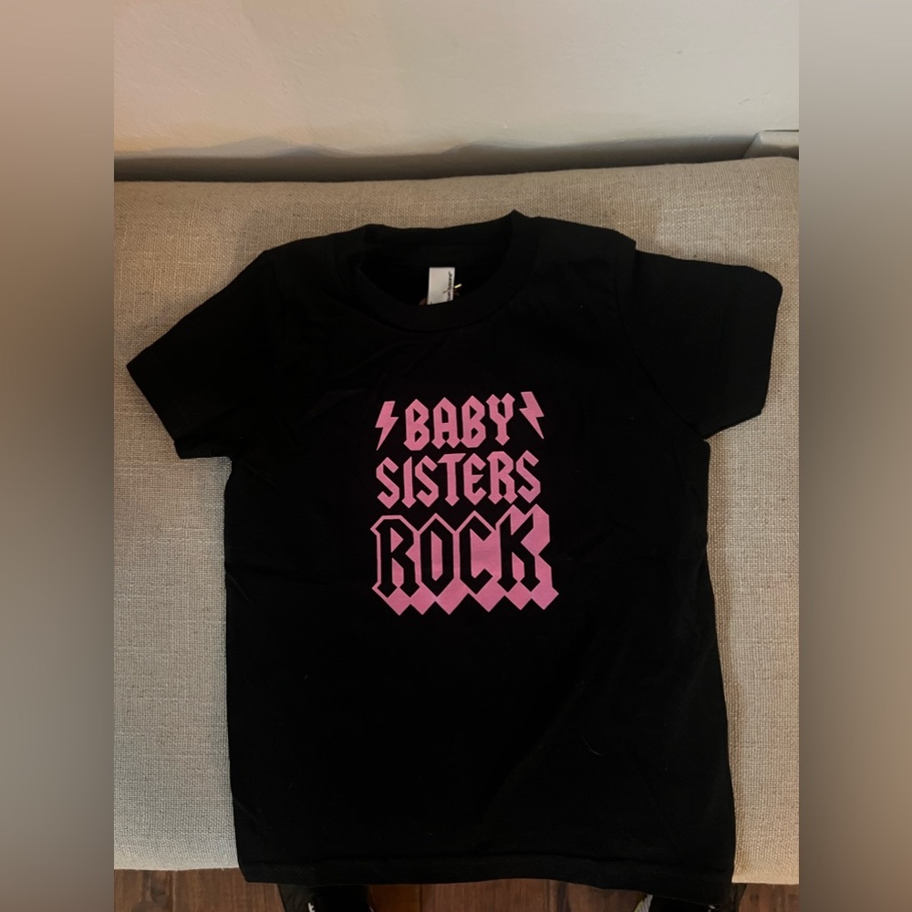Baby Sisters Rock Toddler T Shirt